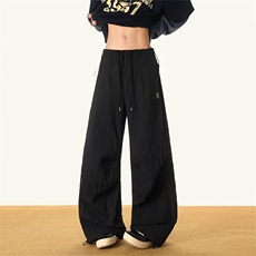 8XL-M新款速干肌理感直筒工装裤男宽松早秋休闲裤阔腿裤K9172P68，男装工装外套，电商D206-1