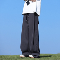 K7994-P422024夏季新款宽松运动裤男士美式潮牌直筒休闲裤现货，男装休闲裤，星座512-3
