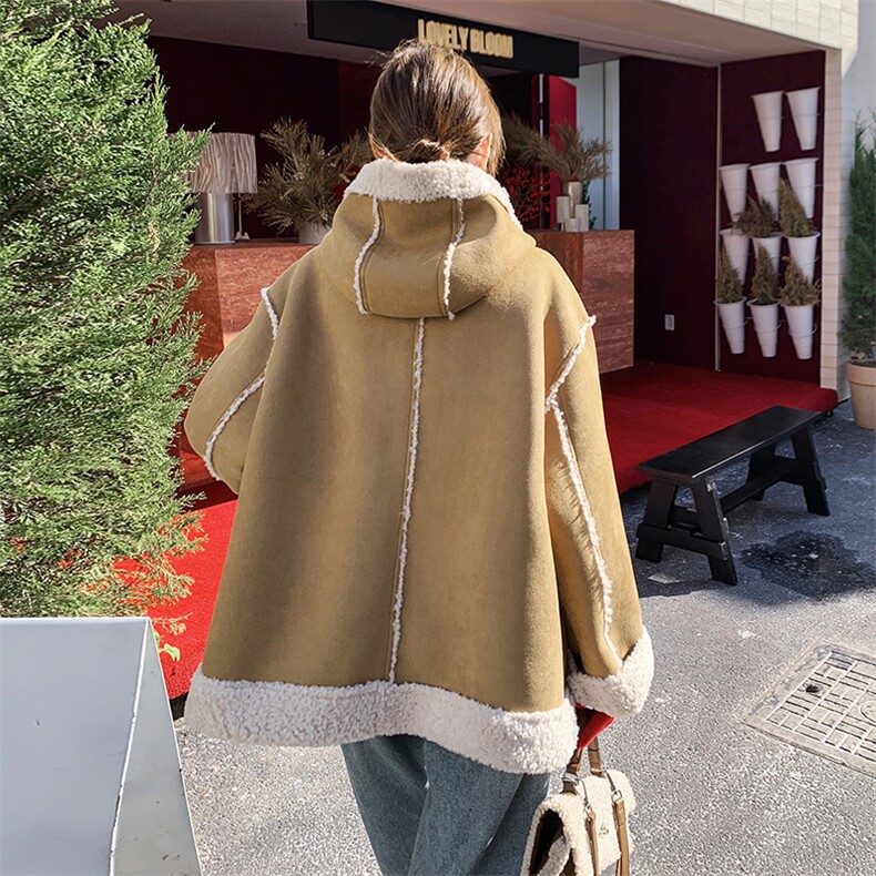 【档口有货】冬装新款连帽皮毛一体2D112-5520-P205控298,女装毛呢外套,2D112