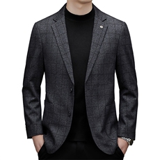 DJ3397钱塘2020-3秋冬季新款商务休闲合身中年男士西服P147，男装西服，钱塘207-3