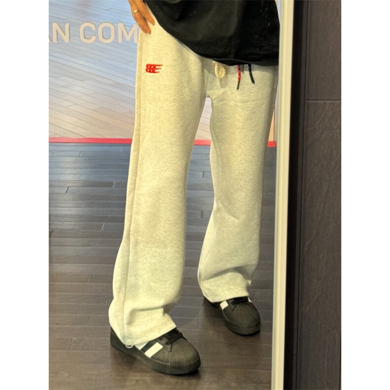 【有货】K391LL-特P45复古撞色运动卫裤男女嘻哈粗绳裤子,男装休闲裤,星座1007（原301D）