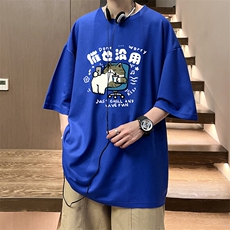 华夫格t恤男短袖男大码五分袖大皂风HT73403-P22，男装T恤，电商A040