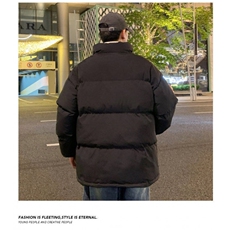 面包服男生秋冬季韩版潮流加厚棉服立领潮牌ins宽松痞帅棉衣外套，男装棉衣，星座1013-1