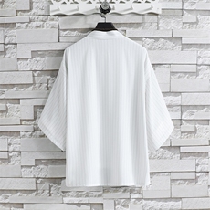风夏季披风男女情侣宽松日系冰丝防晒服条纹风衣xz815-808p35，男装防晒衣，星座815（原A203）