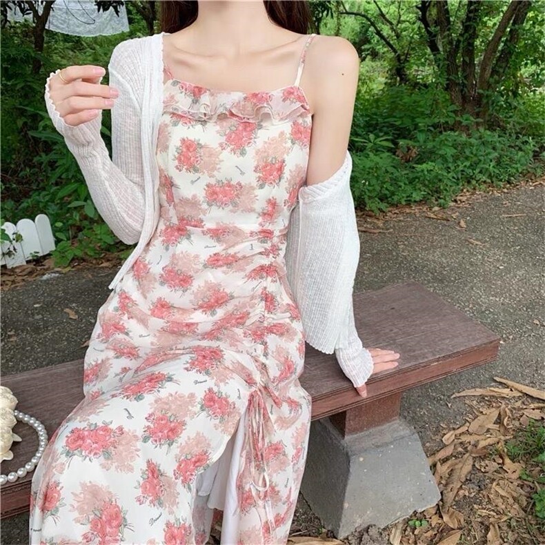 早秋新款！2件套连衣裙！当下就可以卖！可以防晒服！，女装连衣裙，依挺好