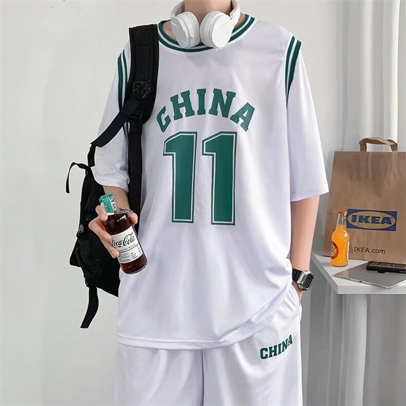 男篮球服11号套装潮流运动套装Z3P29,男装休闲套装,星座1116-2