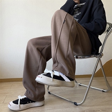 日系宽松直筒垂感运动裤男秋季潮牌卫裤阔腿休闲裤K7367-P30，男装休闲裤，星座512-3