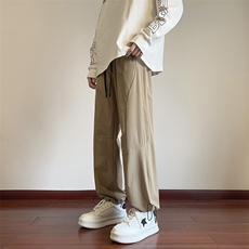 港风休闲裤宽松运动裤拖地裤束脚裤男KP812P45，男装休闲裤，星座1204-3