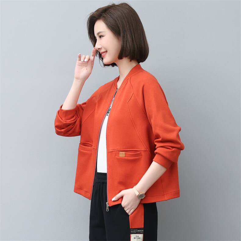 时尚休闲开衫卫衣外套女宽松显瘦百搭长袖上衣春秋新款韩版潮流,女装卫衣/绒衫,依恋蒂丝