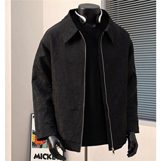 1港风大码M-5XL情侣百搭夹克外套男聚酯纤维JK8742P75控108，男装夹克，星座226-2