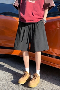 夏季泡泡纱新款男女同款短裤XZ102B-1-DK2505特P15图片