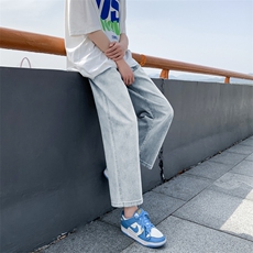 2022运动风春上新牛仔九分裤百搭潮流长裤K821-特批35，男装休闲裤，星座718-1