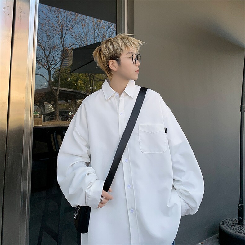 日系潮牌工装长袖衬衫男2024春季宽松休闲衬衣外套W8092-P31,男装衬衫,星座512-4