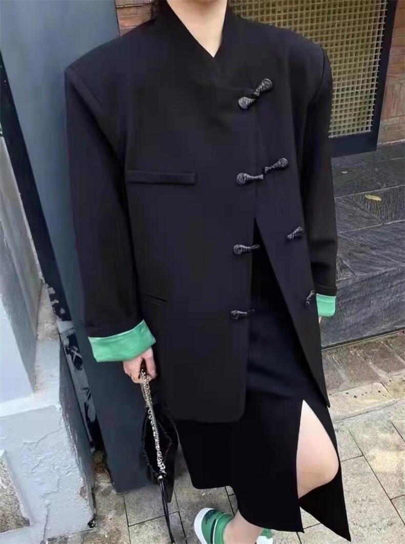 中式西装，女装西装，AF/初沫