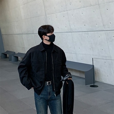 816B-WT038-P115冬季韩男士翻领棉衣宽松棉服外套，男装夹克，星座816B