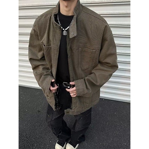 高质量夹克外套男士韩版潮流高街帅气2026春季ins上衣W6410-P92图片