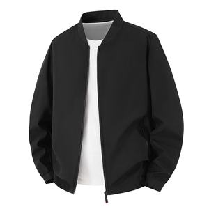 1018-JK738-P28新品户外防风防泼水大码夹克外套男秋季棒球服夹克图片