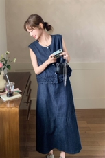 现货新款数据好韩系牛仔套装C258-2595-P145k198，女装套装/套裙，2C258