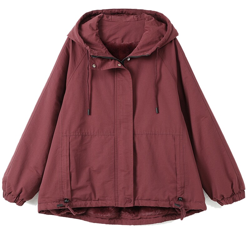 2024冬新款加绒加厚款派克服914款,女装派克服,秋牧寒烟