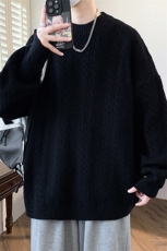 84609-P55秋冬新款休闲毛衣男针织打底衫，男装T恤，电商D310B