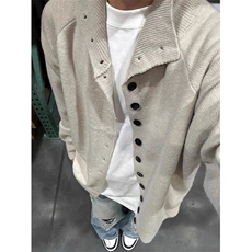 慵懒流行气质简约日系文艺新款百搭原宿ins开衫毛衣M7602，男装针织衫/毛衣，星座1116A（原606A-3）
