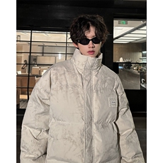 W8212P120控168冬季新款扎染花边刺绣休闲棉服羽绒棉上衣棉衣，男装棉衣，电商B205