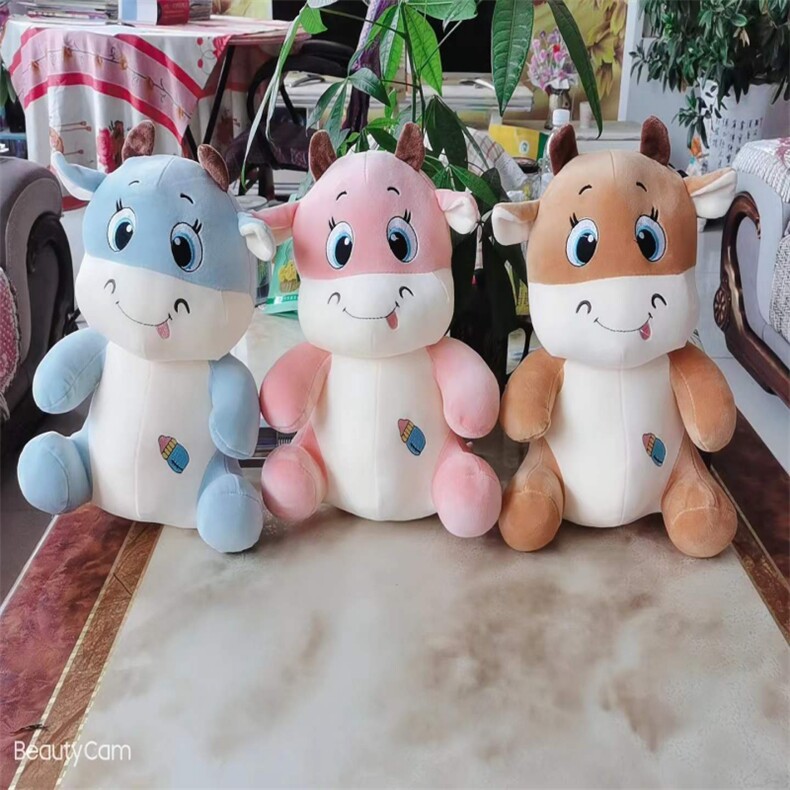 坐姿牛，孙闯毛绒玩具
