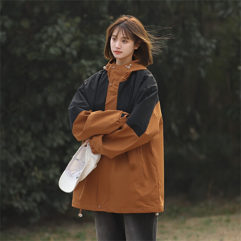Cityboy情侣时尚连帽冲锋衣外套夹克团体班服,男装夹克,星座301D-5(原星座1415）
