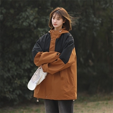 Cityboy情侣时尚连帽冲锋衣外套夹克团体班服，男装夹克，星座301D-5(原星座1415）