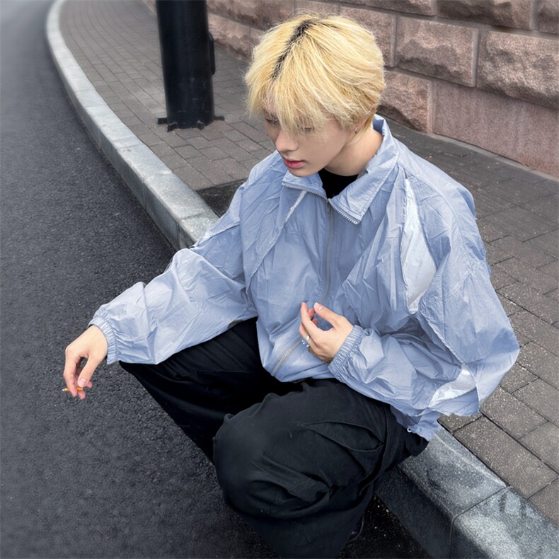 （自家图）双层宽松运动防晒衣潮ins防晒透气小众长袖2235，男装防晒衣，星座910-5