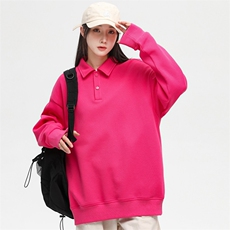 秋季新品时尚百搭衬衫纯色翻领卫衣男女同款EY3670-P60，男装衬衫，电商B306