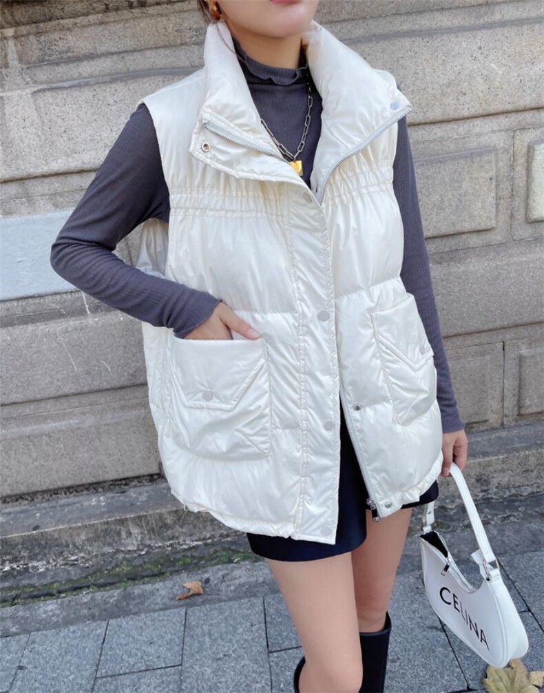 现货羽绒马甲，女装马甲，魅力布梵