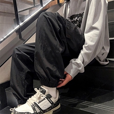 24春款纳米皱工装裤休闲裤束脚裤男KP204P55，男装休闲裤，星座1204-3