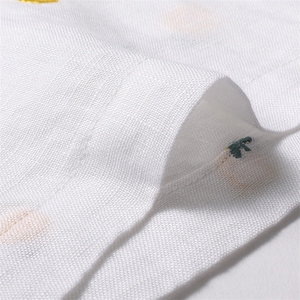 BB-G018夏季2021男式薄款短袖亚麻衬衣风复古衬衫P126图片