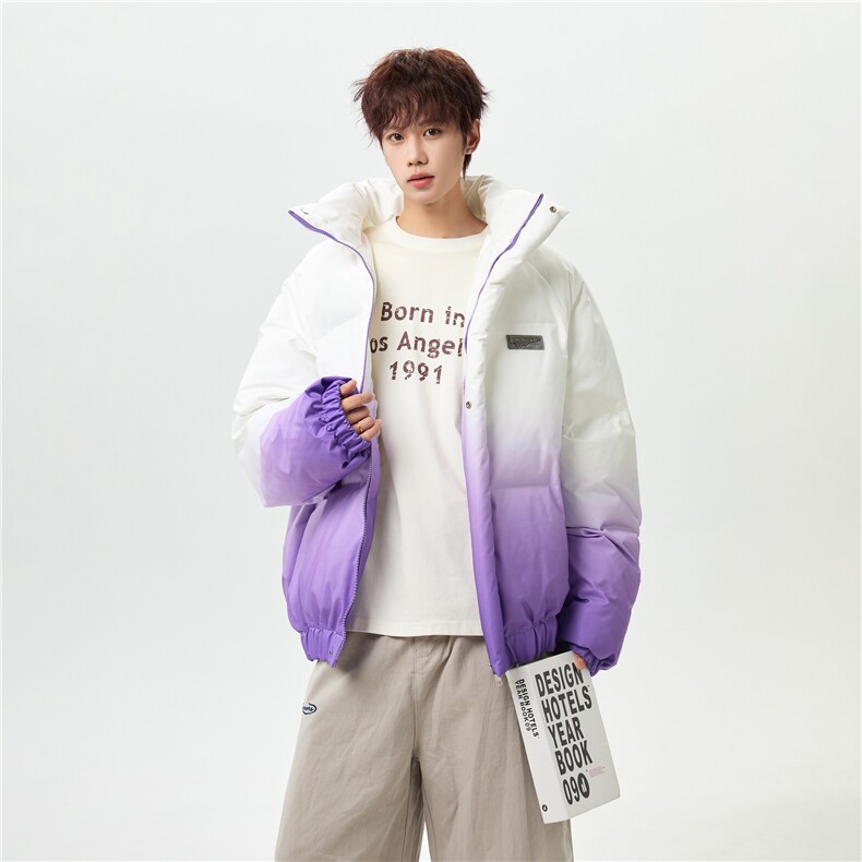 XZ-230-1MY702男模无影墙简约轻奢扎染渐变休闲面包服P118控158，鞋类箱包手腕包，星座230-1