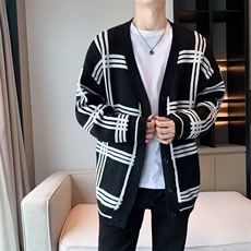 网红毛衣男女新款洋气时尚开衫潮牌针织衫外套高级MY30，男装针织衫/毛衣，星座516A