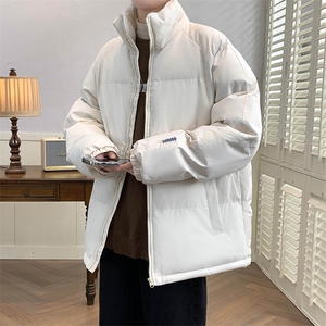 冬上新加棉加厚保暖棉服青少年潮港风立领棉衣外套男女 8801-P65图片