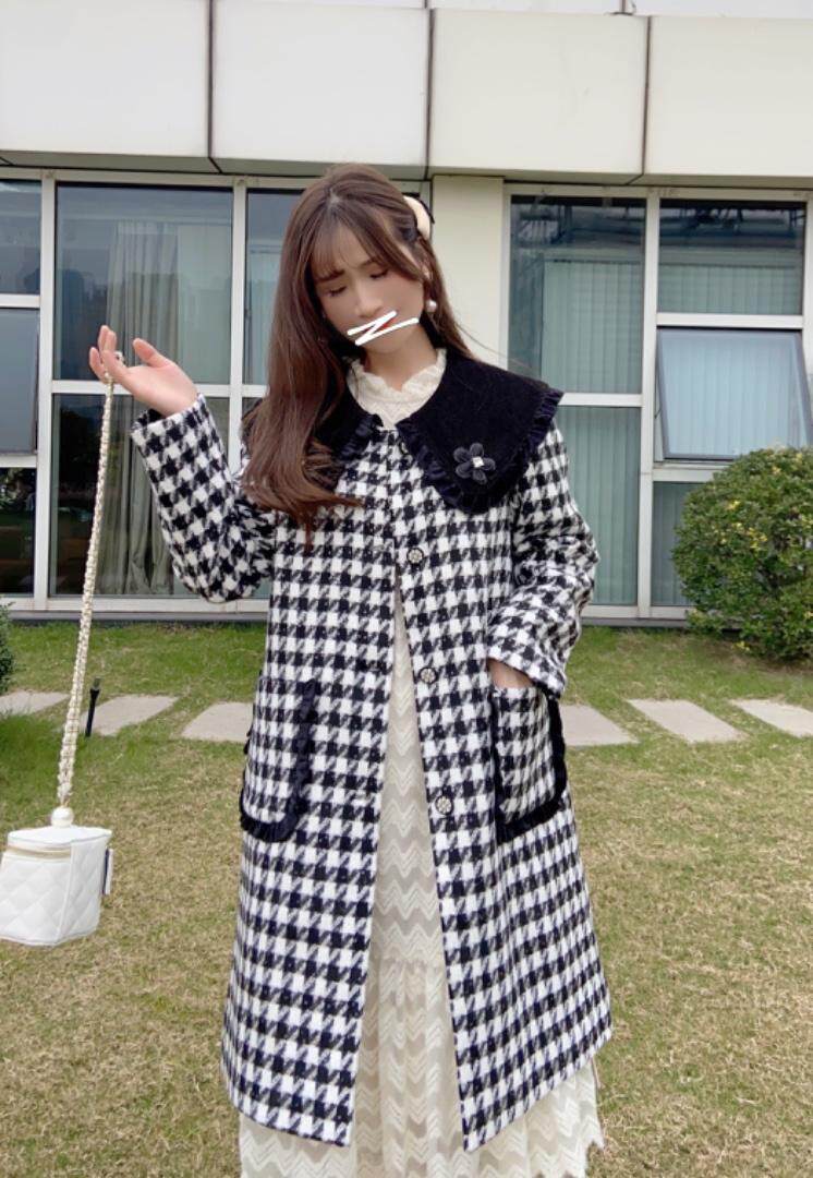 千鸟格加大衣，其它，Linda Jean