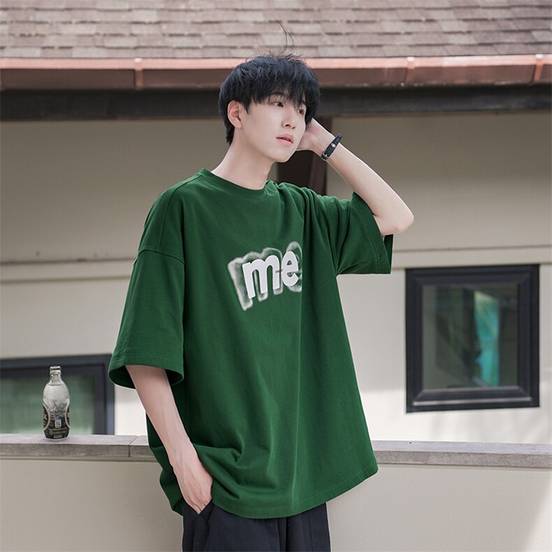 日系高街纯棉重磅短袖T恤男款夏季美式B225-T9390-P42-X55-现货,男装T恤,电商B225