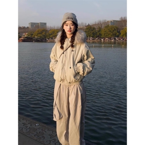 女风毛领棉衣 ZM088-P95图片