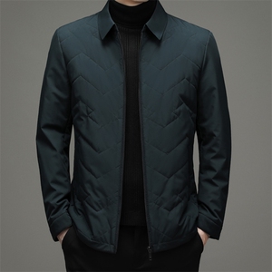 中年男士冬季宽松休闲翻领棉袄厚款羽绒棉服外套SNNMF82276-P205图片