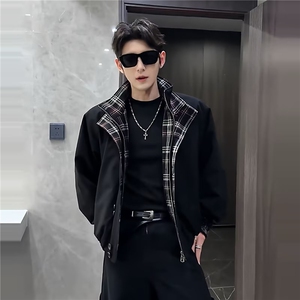 现货  龙叨叨美式宽松假两件立领加厚保暖棉服MY175/P105图片
