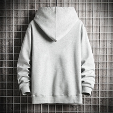 KS21202-P38加绒款-P43连帽开衫卫衣男运动外套大码班服网格，男装卫衣，电商A040A
