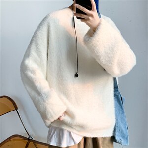 2024年秋冬新款男士针织衫圆领男士马海毛毛衣男A071-6608-P70,男装针织衫/毛衣,电商A071