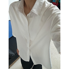 薄款冰丝短袖衬衫男简约纯色垂感休闲痞帅衬衣CS288-P28，男装T恤，星座301C-5