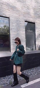 格子收腰西装21Q-013，女装西装，红衣情缘