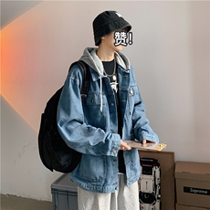 JK668-P80-控108现货牛仔夹克外套连帽，男装夹克，星座116