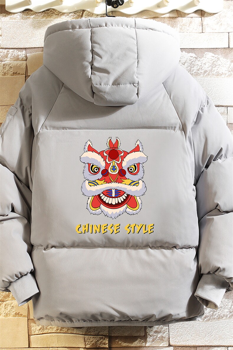 MY16185-P100加厚加绒连帽棉衣男大码棉服男面包服男砖墙挂拍,男装棉衣,电商A040A