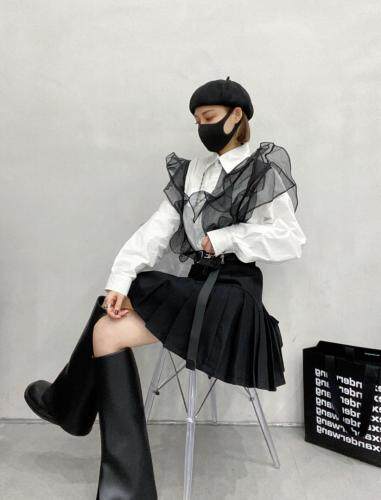 2021秋冬新款花边衬衣，其它，DFC 大帆船