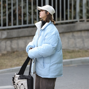 情侣面包服潮牌棉服男女加厚冬季外套轻薄防寒服棉袄M0812-P75图片